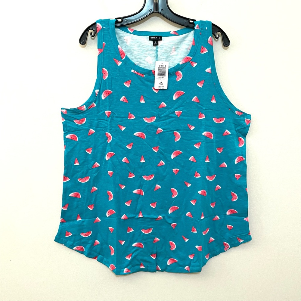 Torrid Watermelon Tank Top 2X NWT